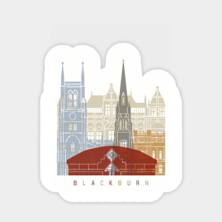 Blackburn skyline poster Sticker